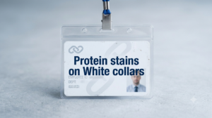 Protein stains on White collars vimalmohan.com